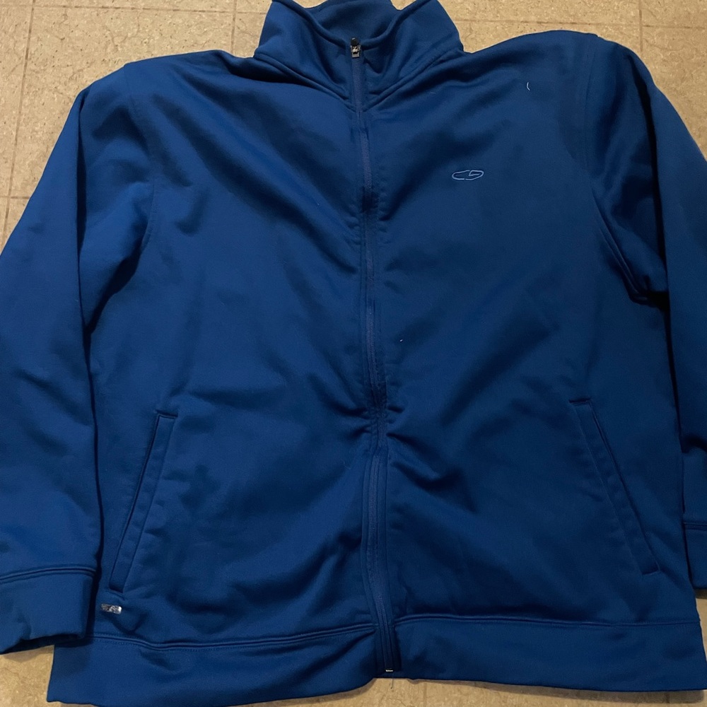 C9 by Champion unisex Jacket Size XXL Blue Full Zip  Pockets collared